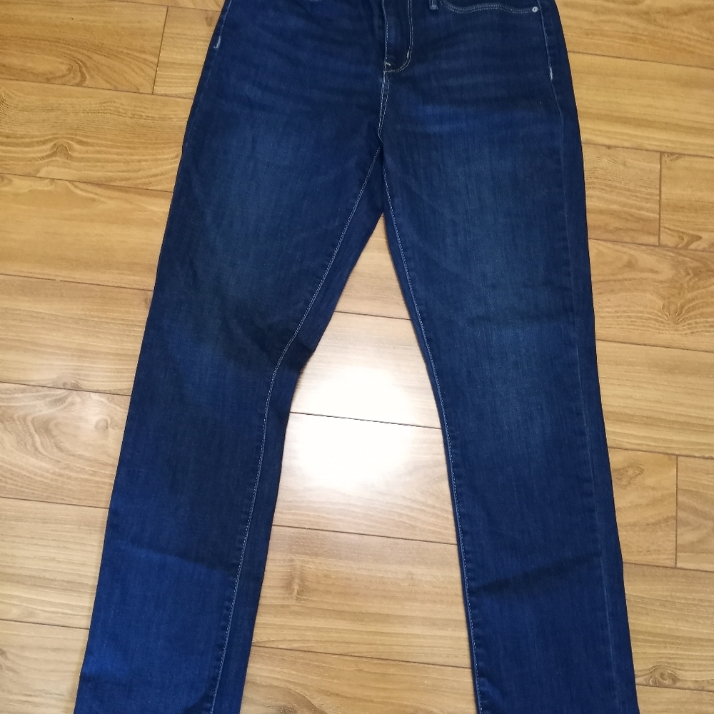 Signature Womens Levi Strauss Mid-rise Slim Jeans 8M